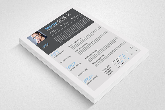 CV Resume, Coverletter in Letter Templates - product preview 1