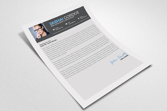 CV Resume, Coverletter in Letter Templates - product preview 2