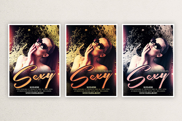 Sexy 4 in Flyer Templates - product preview 2