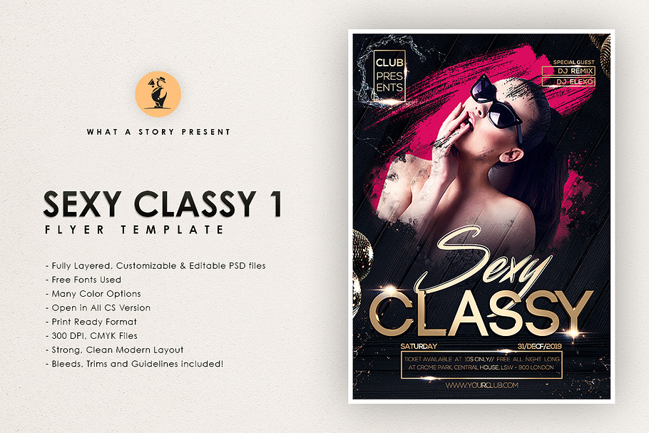 Sexy Classy 1 in Flyer Templates - product preview 8
