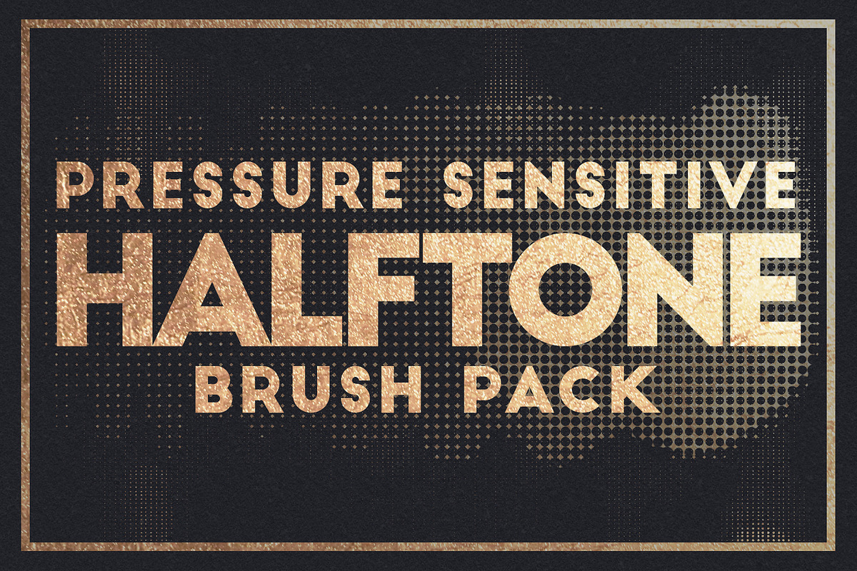 Pressure Sensitive Halftone Brushes in Photoshop Brushes - product preview 8