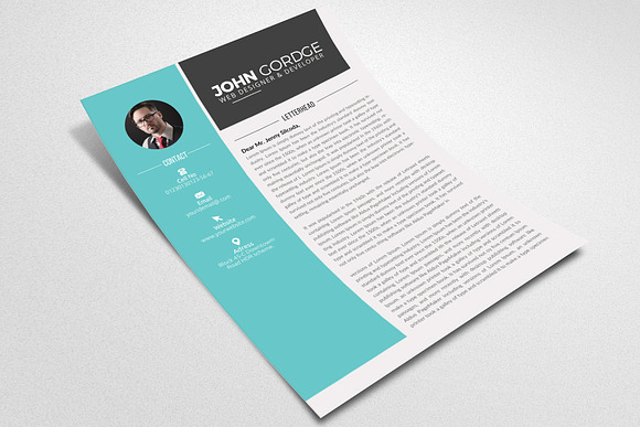 CV Resume Microsoft Word in Resume Templates - product preview 2