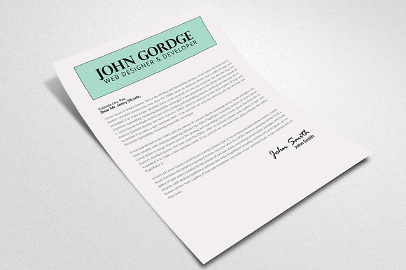 Simple Professional Word Resume in Resume Templates - product preview 2