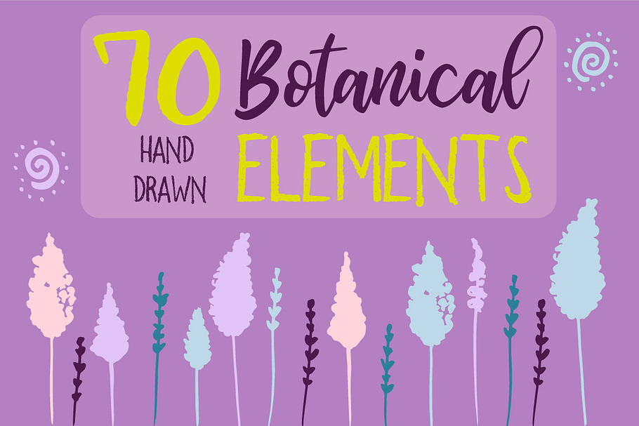 50% OFF 70 Hand Drawn Elements 