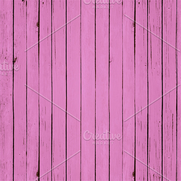 Painted wooden fence bright colors in Graphics - product preview 1