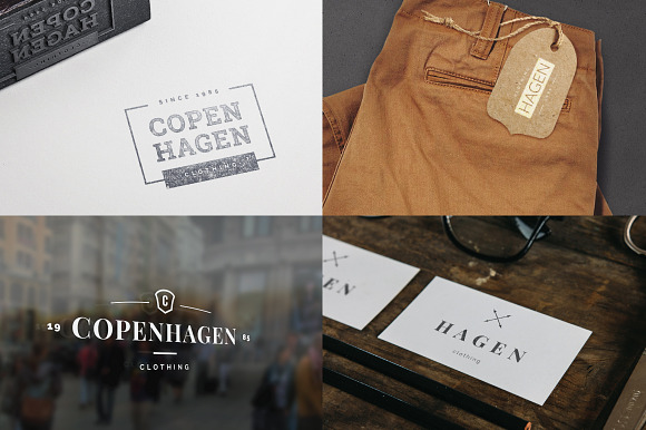 Copenhagen - 25 Minimalistic Logos in Logo Templates - product preview 1