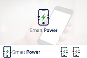 Electricity Power of Smartphone Logo