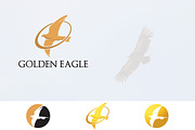 Golden Eagle Flying High Logo