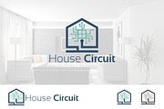 House of Computer Circuit Logo
