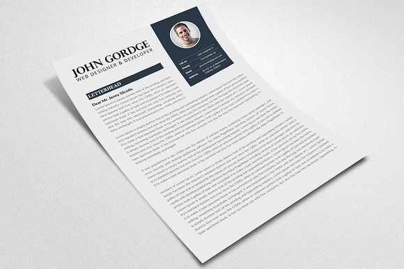 CV Resume MS Word Format in Resume Templates - product preview 2