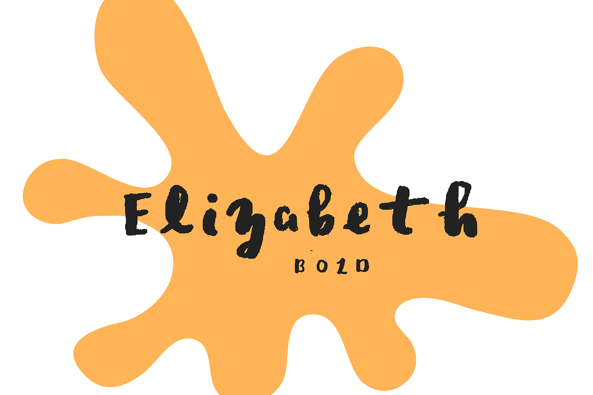 Elizabeth Bold Font in Script Fonts - product preview 8