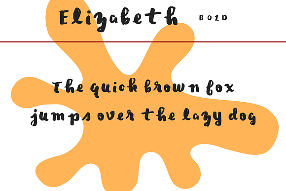 Elizabeth Bold Font in Script Fonts - product preview 1