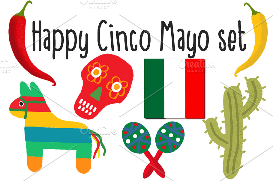 Happy Cinco de Mayo in Illustrations - product preview 8