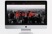 Creative one page website template