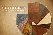 10 Wood Textures - Set 1
