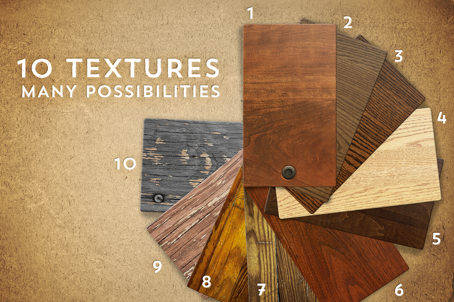10 Wood Textures - Set 1 in Textures - product preview 8
