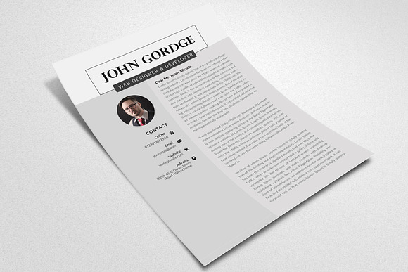 Word Format Resume Template in Resume Templates - product preview 2