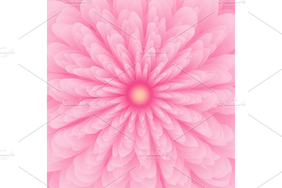 Pink flower background design in Illustrations - product preview 8