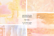 Watercolor Glittered Backgrounds