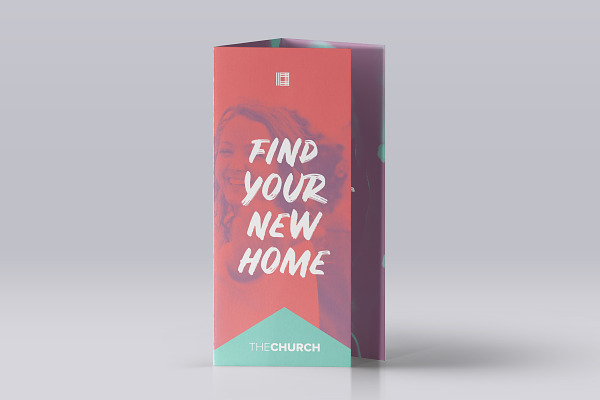 New Home Church Trifold Brochure