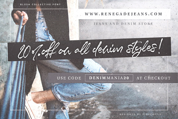 Blush Collective - 4 Fonts + Extras! in Script Fonts - product preview 2
