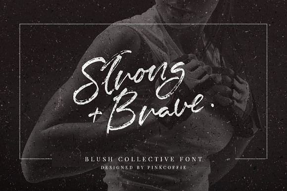 Blush Collective - 4 Fonts + Extras! in Script Fonts - product preview 10