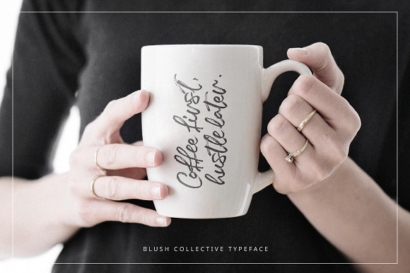Blush Collective - 4 Fonts + Extras! in Script Fonts - product preview 13