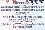 Honolulu handmade sans & serif font