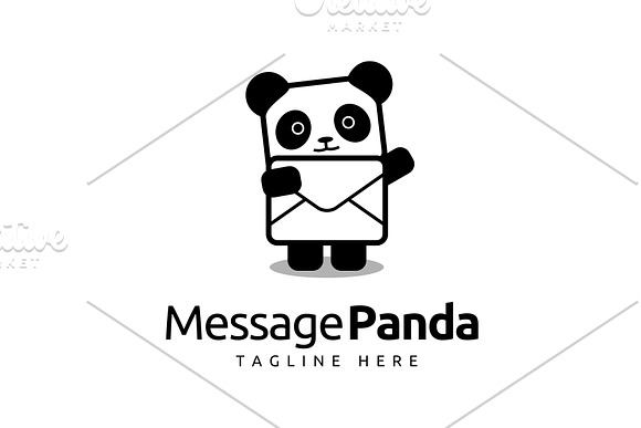MessagePanda Logo in Logo Templates - product preview 1