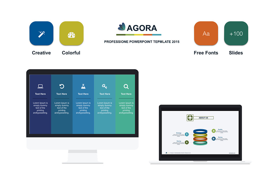 Agora Powerpoint Template in PowerPoint Templates - product preview 8