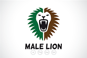 Male Lion Logo Template