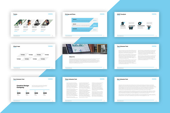 Onenk Total Corporate Presentation in PowerPoint Templates - product preview 2