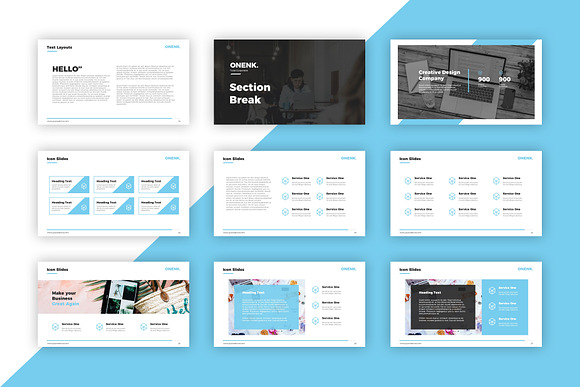 Onenk Total Corporate Presentation in PowerPoint Templates - product preview 3