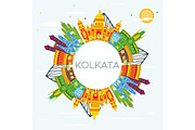 Kolkata India Skyline 