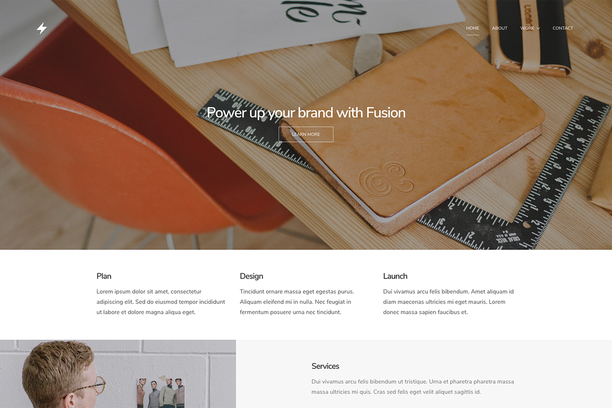 Fusion - Portfolio HTML Template in HTML/CSS Themes - product preview 8