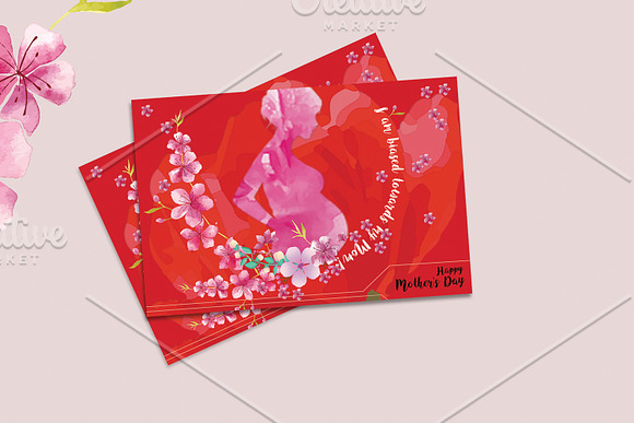 Mother's Day Card  - V05 in Card Templates - product preview 1