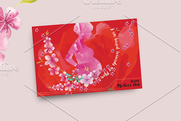 Mother's Day Card  - V05 in Card Templates - product preview 2