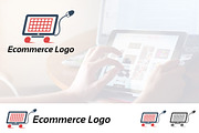 E-commerce Online Shop Cart Logo