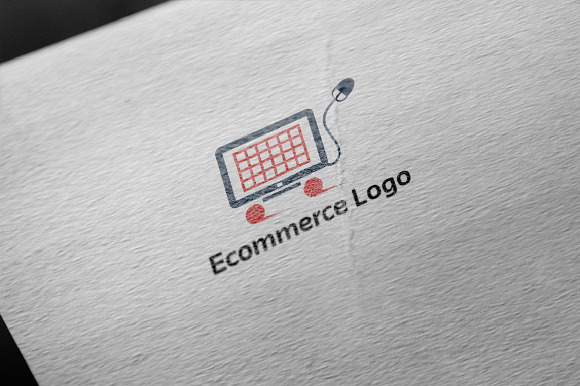 E-commerce Online Shop Cart Logo in Logo Templates - product preview 1