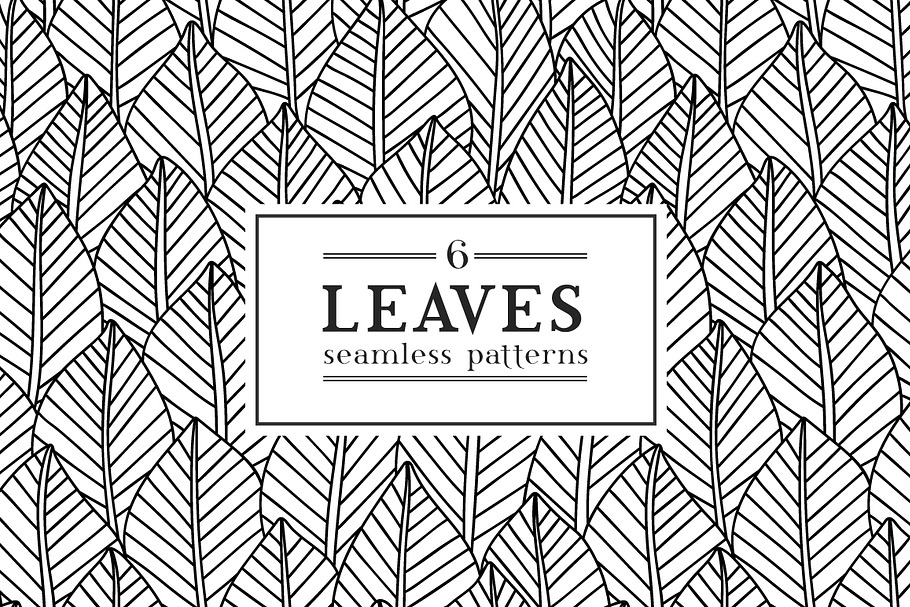 Leaves seamless pattern in Patterns - product preview 8
