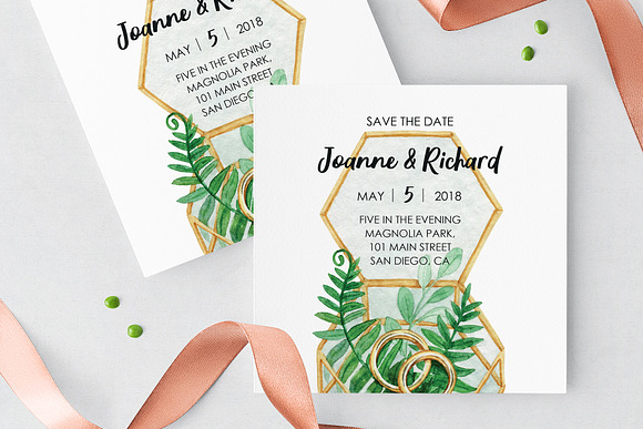 Woodland Wedding Set in Wedding Templates - product preview 2