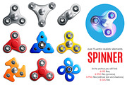 Spinner Realistic Set