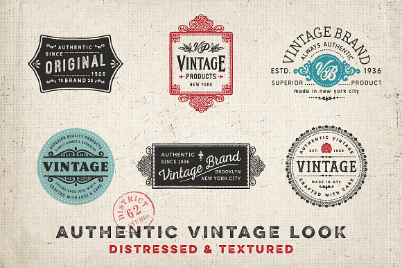 VINTAGE LOGO TEMPLATES vol. 2 in Logo Templates - product preview 2