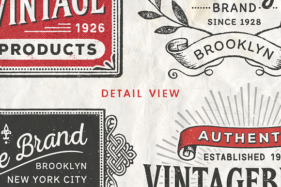 VINTAGE LOGO TEMPLATES vol. 2 in Logo Templates - product preview 3