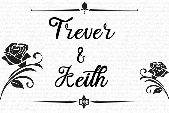 Keith Typeface in Script Fonts - product preview 3