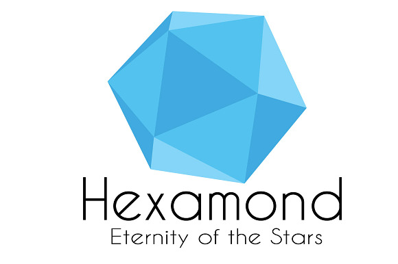 Hexamond- Blue Diamond Logo in Logo Templates - product preview 3