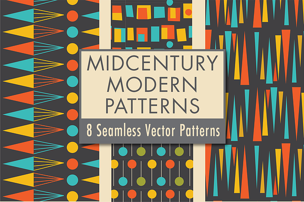 Mid Century Modern Patterns Vol 3