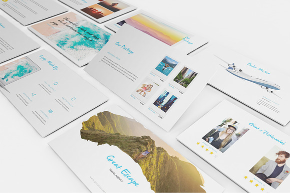 Travel Agency Powerpoint Template in PowerPoint Templates - product preview 4