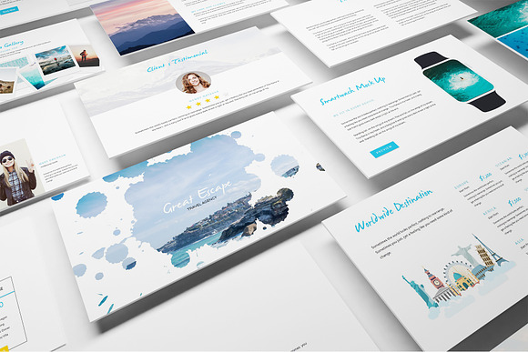 Travel Agency Powerpoint Template in PowerPoint Templates - product preview 5