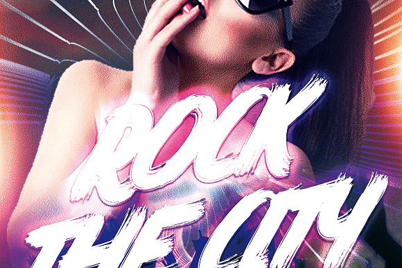 Rock The City 1 in Flyer Templates - product preview 4